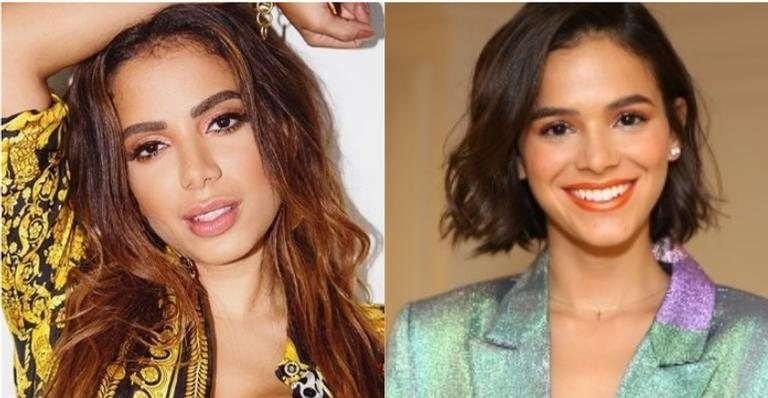 Anitta e Bruna Marquezine - Instagram/Reprodução/Thiago Duran/AgNews