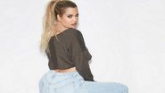 Khloé Kardashian está promovendo sua nova marca de roupas - Divulgação/ Good American