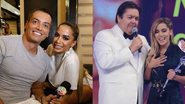 Leo Dias e Anitta e Faustão e Anitta - Reprodução/Instagram e Reprodução/TV Globo