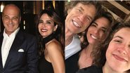 Luciana Gimenez, Marcelo de Carvalho, Lucas e Mick Jagger - Reprodução / Instagram