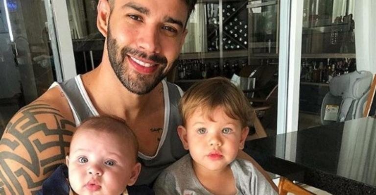 Gusttavo Lima, Gabriel e Samuel - Instagram/Reprodução