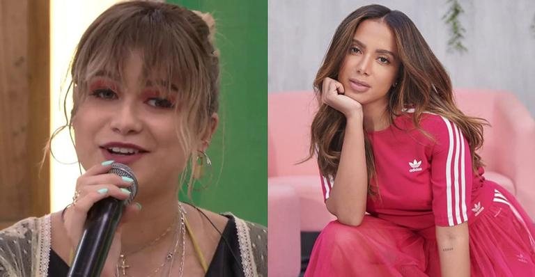 Sofía Reyes e Anitta - Reprodução/TV Globo e Reprodução/Instagram