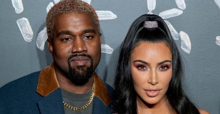 Kanye West e Kim Kardashian - Getty Images