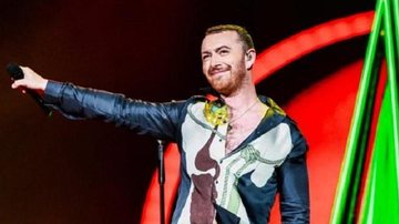 Sam Smith durante a apresentação do Lollapalooza em Buenos Aires, Argentina. - Instagram/Reprodução