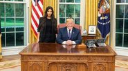 Kim Kardashian tem encontrado Donald Trump para discutir política - Reprodução/ Twitter