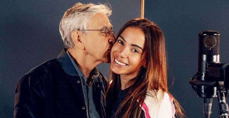 Caetano Veloso e Anitta - Reprodução/Instagram