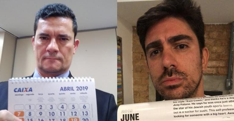 Sergio Moro e Marcelo Adnet - Reprodução/Twitter