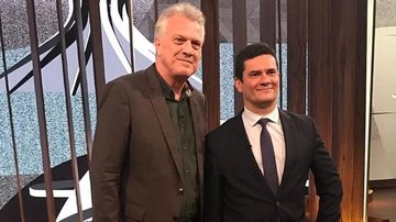 Pedrol Bial e Sérgio Moro - TV Globo/Reprodução