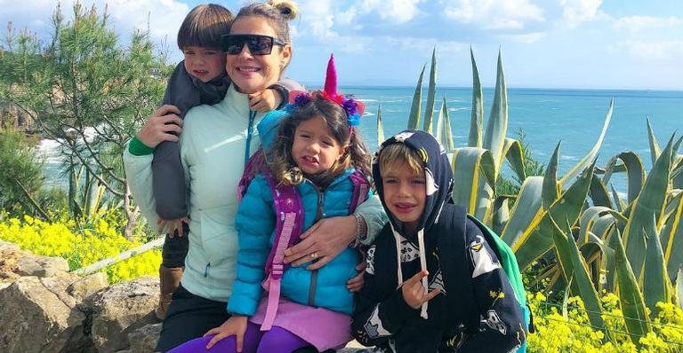 Luana Piovani com os filhos - Reprodução Instagram