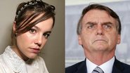 Alice Wegmann e Jair Bolsonaro - Reprodução/Instagram