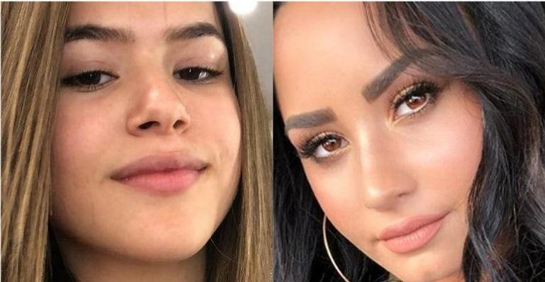 Maísa Silva e Demi Lovato - Reprodução / Instagram