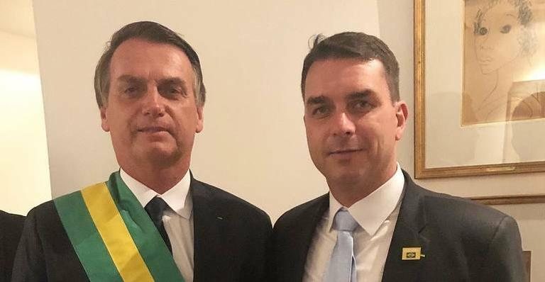 Jair Bolsonaro e Flávio Bolsonaro - Reprodução/Instagram