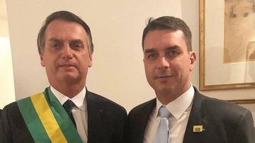 Jair Bolsonaro e Flávio Bolsonaro - Reprodução/Instagram