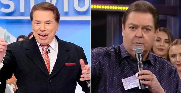 Silvio Santos e Faustão - Lourival Ribeiro/SBT/Reprodução