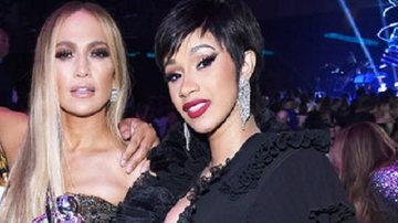 Jennifer Lopez e a rapper Cardi B - Kevin Mazur/WireImage