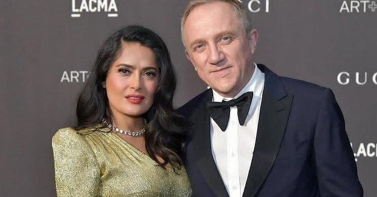 Salma Hayek e François-Henri Pinault - Getty Images