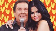 Faustão e Selena Gomez - Reprodução / Instagram