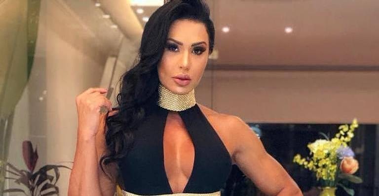 Gracyanne Barbosa mostrou a neta nas redes sociais - Reprodução/Instagram