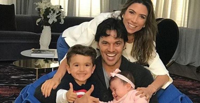 Patricia Abravanel, Fábio Faria, Pedro e Jane - Instagram/Reprodução