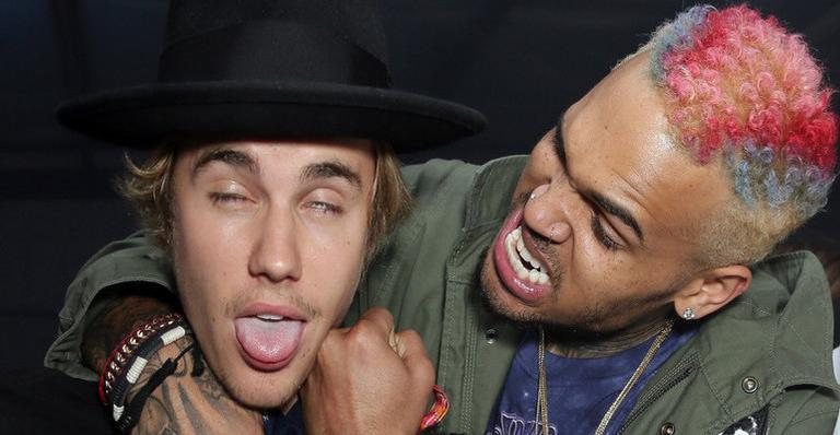 Justin Bieber e Chris Brown/GETTY IMAGES - GETTY IMAGES