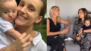 Isabel Hickmann, Ana Hickmann e Francisco - Reprodução/YouTube