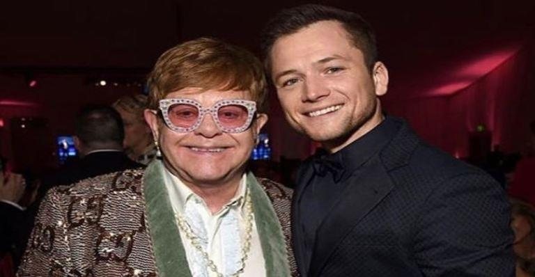 Taron Egerton e Elton John - Reprodução/Instagram