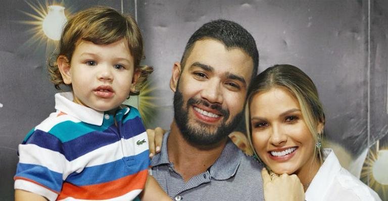 Gabriel, Gusttavo Lima e Andressa Suita - Reprodução/Instagram