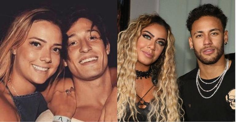 Carol Dantas, Vinicius Martinez, Neymar Jr. e Rafaella Santos - Reprodução/Instagram