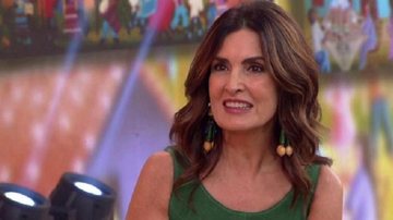 Fátima Bernardes apresentando o programa matinal 'Encontro'. - TV Globo/Reprodução