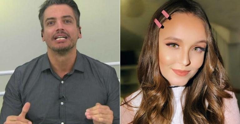 Leo Dias e Larissa Manoela - Reprodução SBT e Instagram