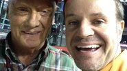 Niki Lauda e Rubens Barrichello - Reprodução/Instagram