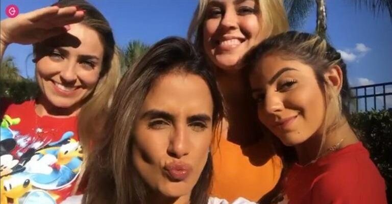 Paula, Hariany, Isabella e Carol Peixinho - Reprodução/Instagram