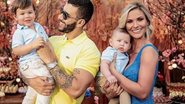 Andressa Suita, Gusttavo Lima, Samuel e Gabriel - Reprodução/Instagram