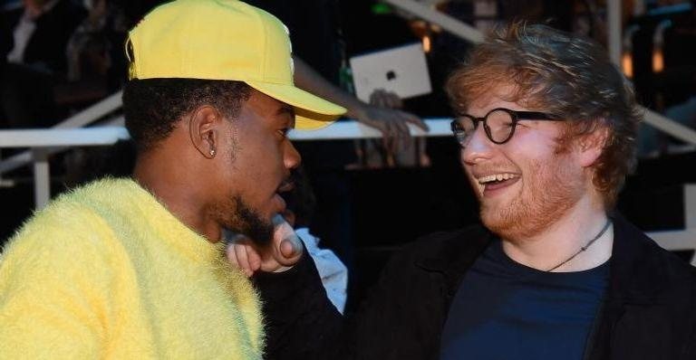 Ed Sheeran e Chance the Rapper lançam nova parceria - Foto/Destaque Kevin Mazur/Getty Images