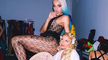 Luísa Sonza e Pabllo Vittar nos bastidores do clipe de "Garupa", hit que promete bombar! - Instagram/Reprodução