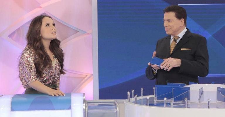 Larissa Manoela e Silvio Santos - Lourival Ribeiro/SBT