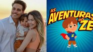 Filho de Jonathan Couto e Sarah Poncio ganha desenho animado - Reprodução Instagram