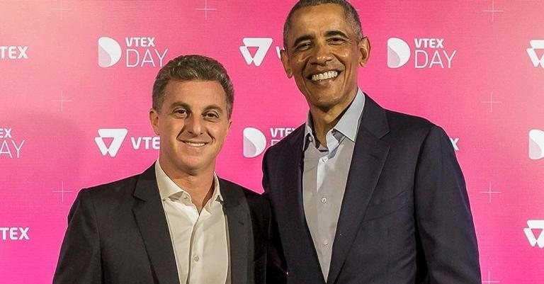 Luciano Huck e Barack Obama - Instagram/Reprodução