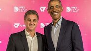 Luciano Huck e Barack Obama - Instagram/Reprodução