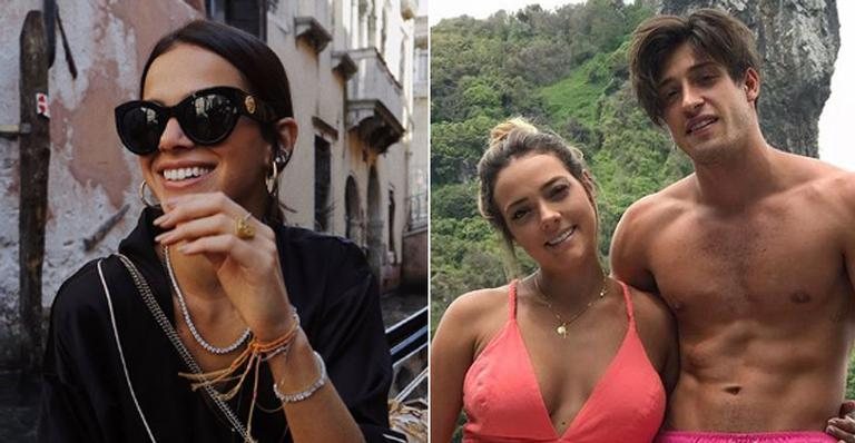 Bruna Marquezine, Carol Dantas e Vinicius Martinez - Reprodução/Instagram