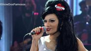 Ator encarnou Amy Winehouse - Reprodução/TV Globo