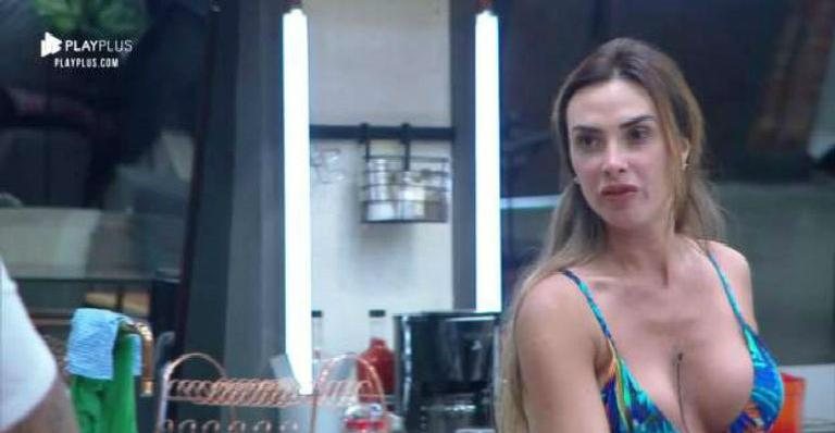 Modelo arrumou confusão no confinamento - Reprodução/Record TV