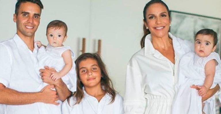 Daniel Cady e Ivete Sangalo com os filhos - Reprodução Instagram