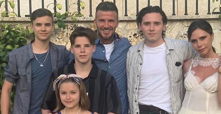 David Beckham reúne família para comemoração especial - Foto/Destaque Instagram