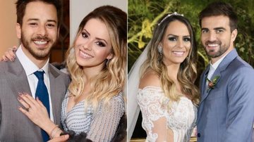 Sandy e Junior no casamento de Aline Lima e Rafael Longuine - Manuela Scarpa/Brazil News