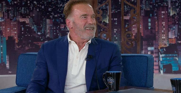 Schwarzenegger faz revelação surpreendente no 'The Noite' - Divulgação/SBT