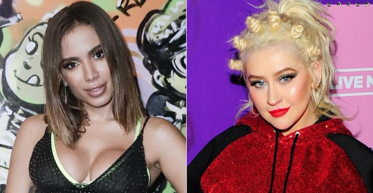 Anitta e Christina Aguilera - Getty Images