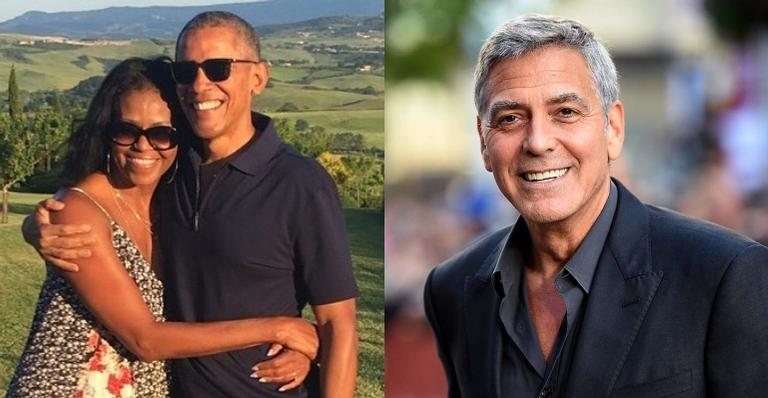 Obama curte férias com a família junto de George Clooney - Reprodução/Instagram