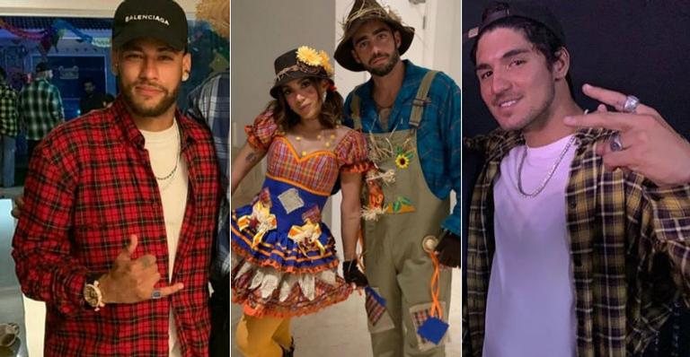 Neymar Jr, Anitta, Pedro Scooby e Gabriel Medina - Reprodução Instagram