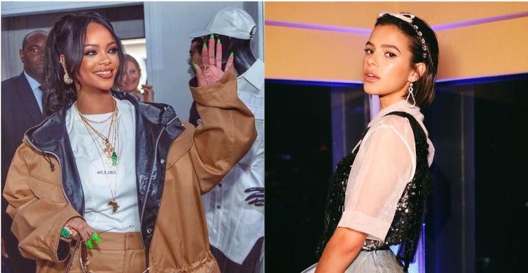 Bruna Marquezine e Rihanna - Instagram / Reprodução